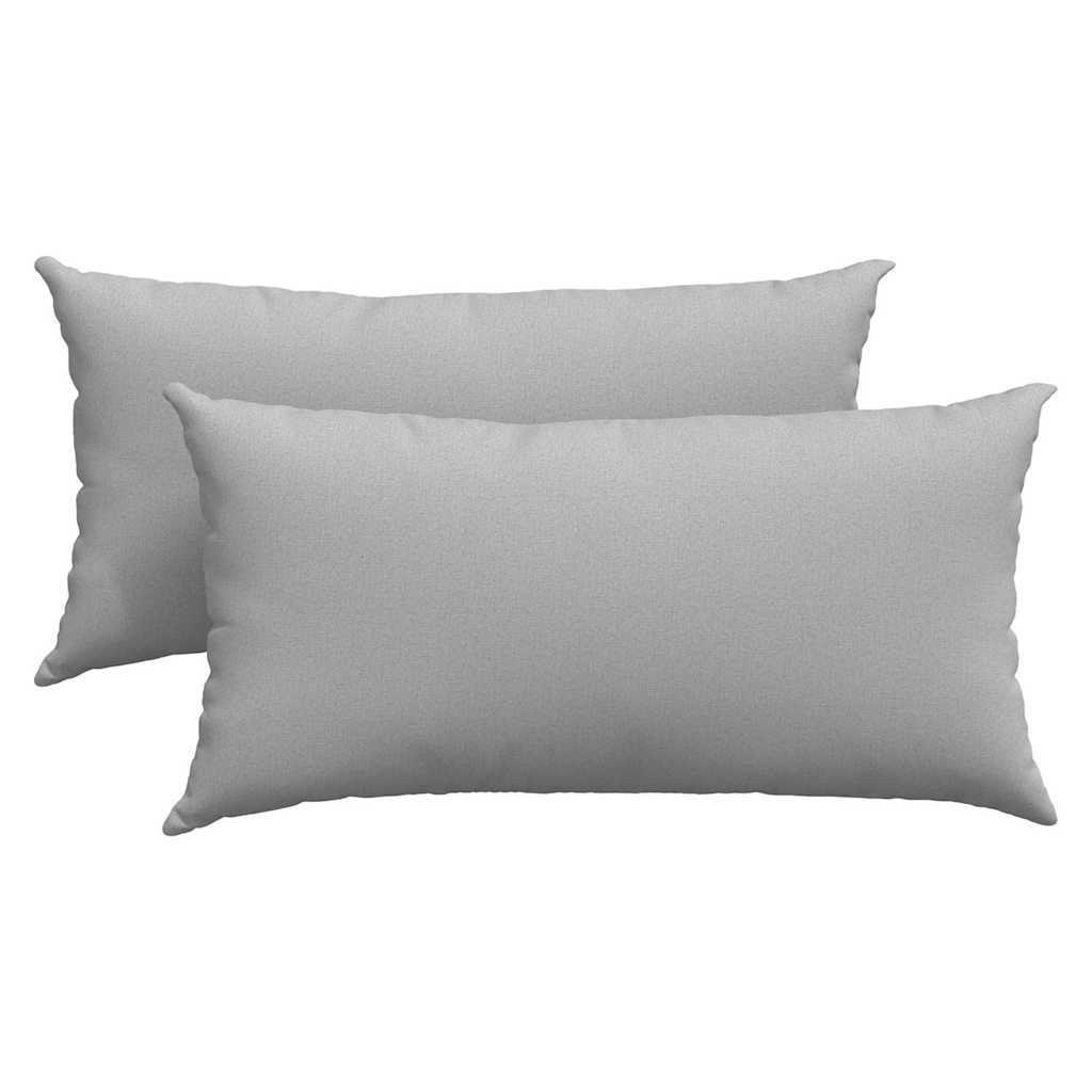 VidaXL Sofakissen 2 Stk. Wolkengrau 80 x 40 cm Stoff