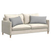 VidaXL Sofakissen 2 Stk. Wolkengrau 80 x 40 cm Stoff