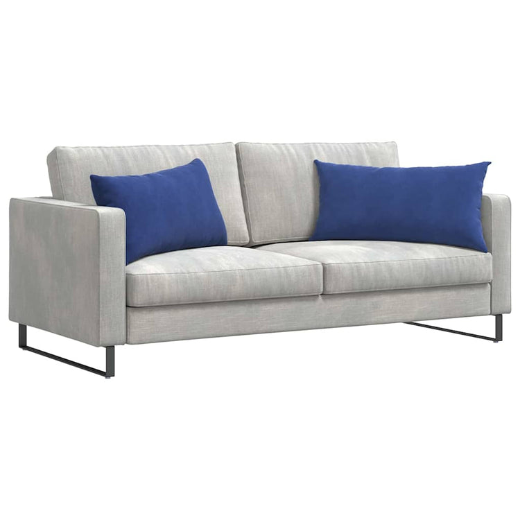 VidaXL Sofakissen, 2 Stück, Polizeiblau, 80 x 40 cm Cordstoff