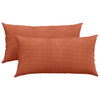 VidaXL Sofakissen 2 Stück rot-orange 80 x 40 cm Cordstoff