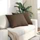 VidaXL Sofakissen 2 Stück braun 70 x 50 cm Stoff