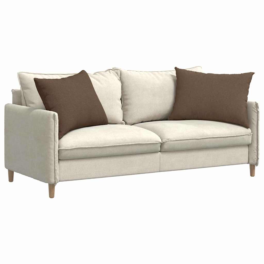 VidaXL Sofakissen 2 Stück braun 70 x 50 cm Stoff