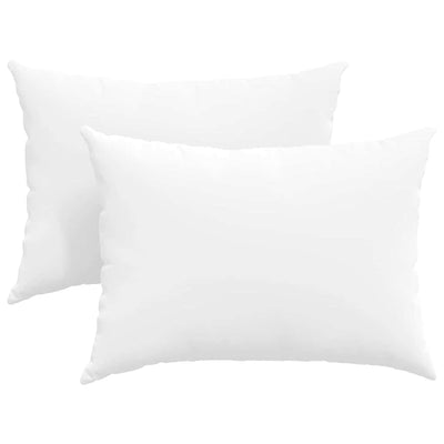 VidaXL Sofakissen 2 Stück weiß 70 x 50 cm Stoff