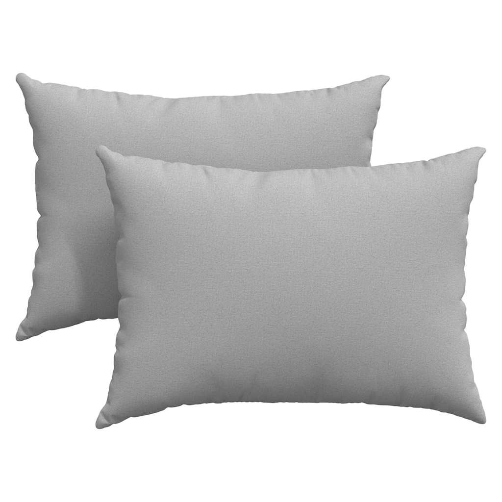 VidaXL Sofakissen 2 Stk. Wolkengrau 70 x 50 cm Stoff