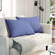VidaXL Sofakissen 2 Stk. Jeansblau 70 x 50 cm Stoff