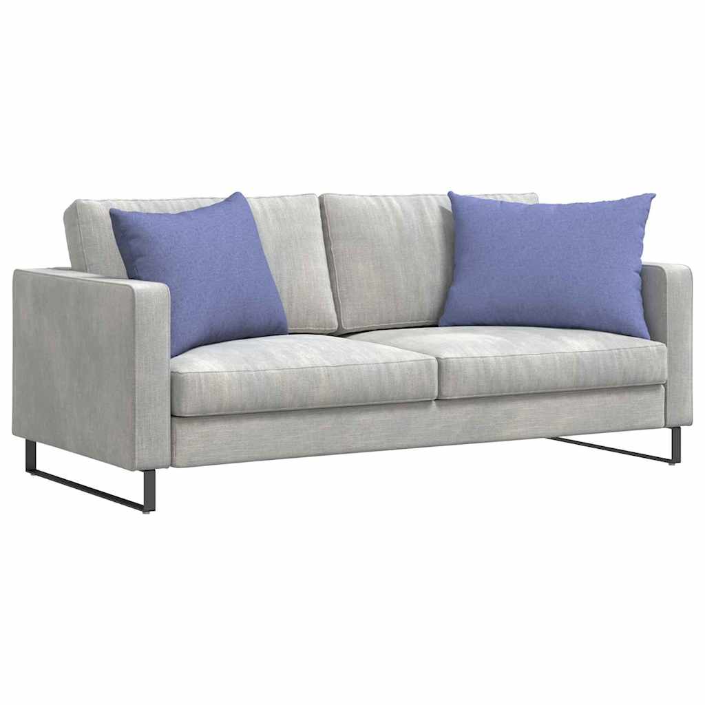 VidaXL Sofakissen 2 Stk. Jeansblau 70 x 50 cm Stoff