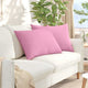 VidaXL Sofakissen 2 Stück rosa 70 x 50 cm Stoff