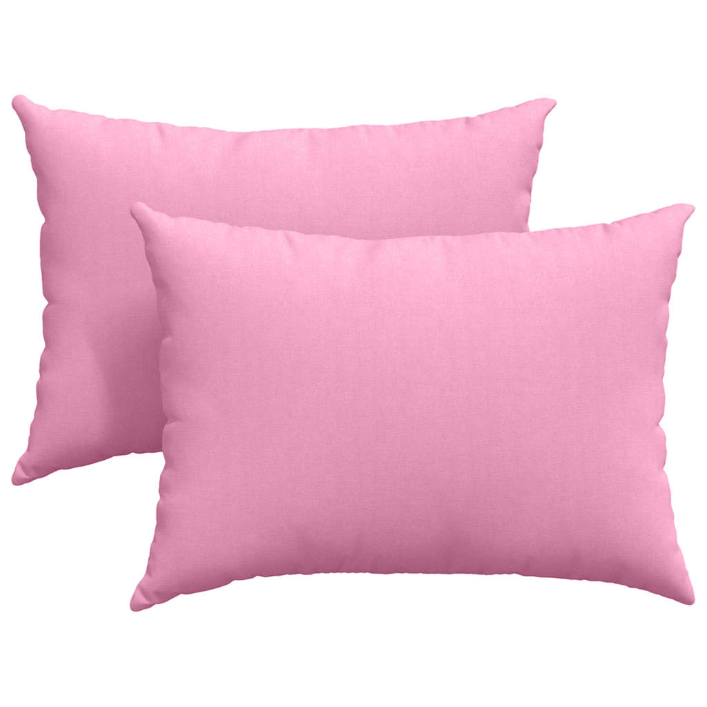 VidaXL Sofakissen 2 Stück rosa 70 x 50 cm Stoff