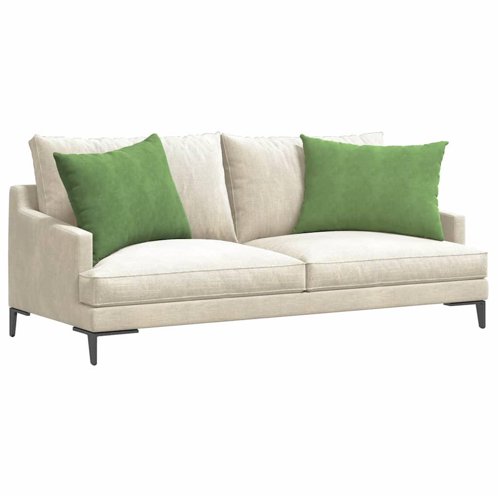 VidaXL Sofakissen 2 Stück hellgrün 70 x 50 cm Cordstoff