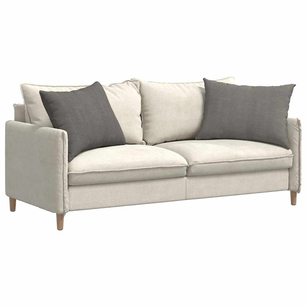 VidaXL Sofakissen 2 Stück hellgrau 70 x 50 cm Cordstoff
