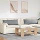VidaXL Sofakissen 2 Stück hellgrau 120 x 40 cm Stoff