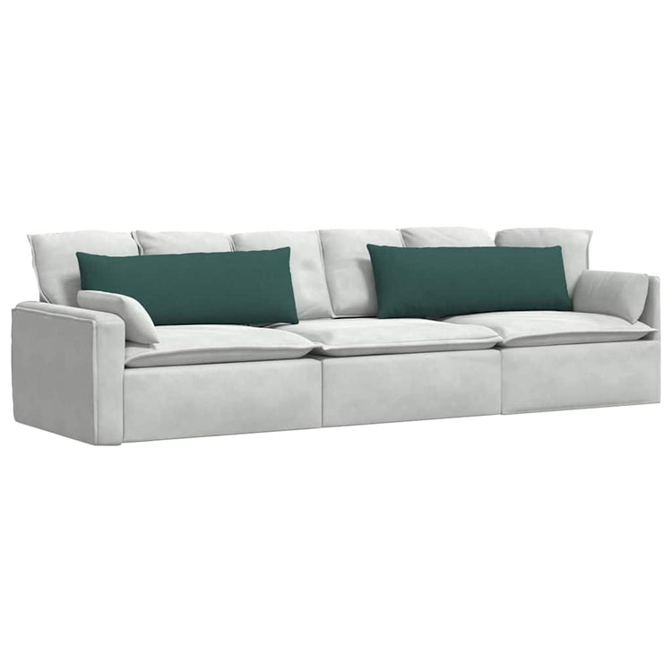 VidaXL Sofakissen 2 Stück dunkelgrün 120 x 40 cm Stoff