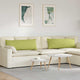 VidaXL Sofakissen 2 Stück hellgrün 120 x 40 cm Stoff