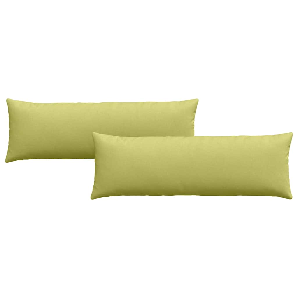 VidaXL Sofakissen 2 Stück hellgrün 120 x 40 cm Stoff