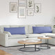 VidaXL Sofakissen 2 Stk. Jeansblau 120 x 40 cm Stoff