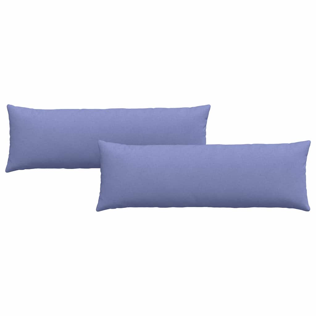 VidaXL Sofakissen 2 Stk. Jeansblau 120 x 40 cm Stoff