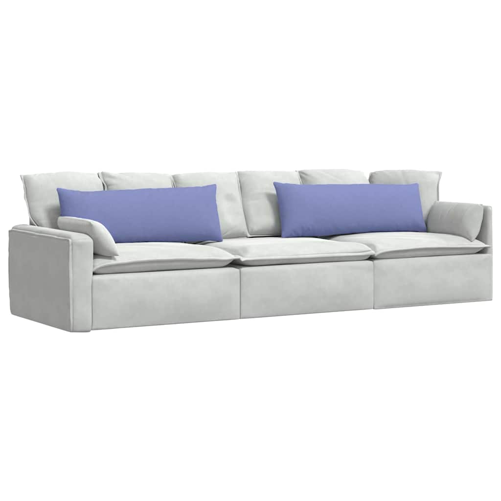 VidaXL Sofakissen 2 Stk. Jeansblau 120 x 40 cm Stoff