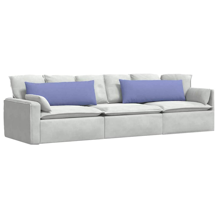 VidaXL Sofakissen 2 Stk. Jeansblau 120 x 40 cm Stoff