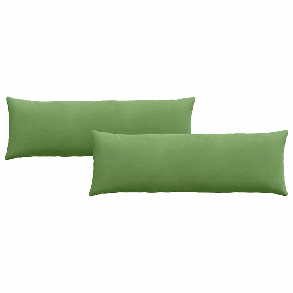 VidaXL Sofakissen 2 Stück hellgrün 120 x 40 cm Cordstoff