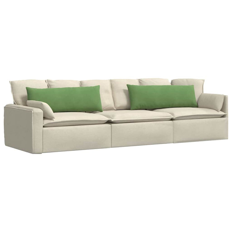 VidaXL Sofakissen 2 Stück hellgrün 120 x 40 cm Cordstoff