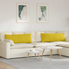 VidaXL Sofakissen 2 Stück Gelb 120 x 40 cm Cordstoff