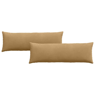 VidaXL Sofakissen 2 Stück braun 120 x 40 cm Cordstoff
