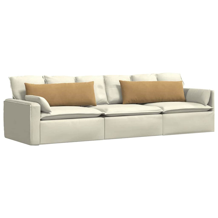 VidaXL Sofakissen 2 Stück braun 120 x 40 cm Cordstoff