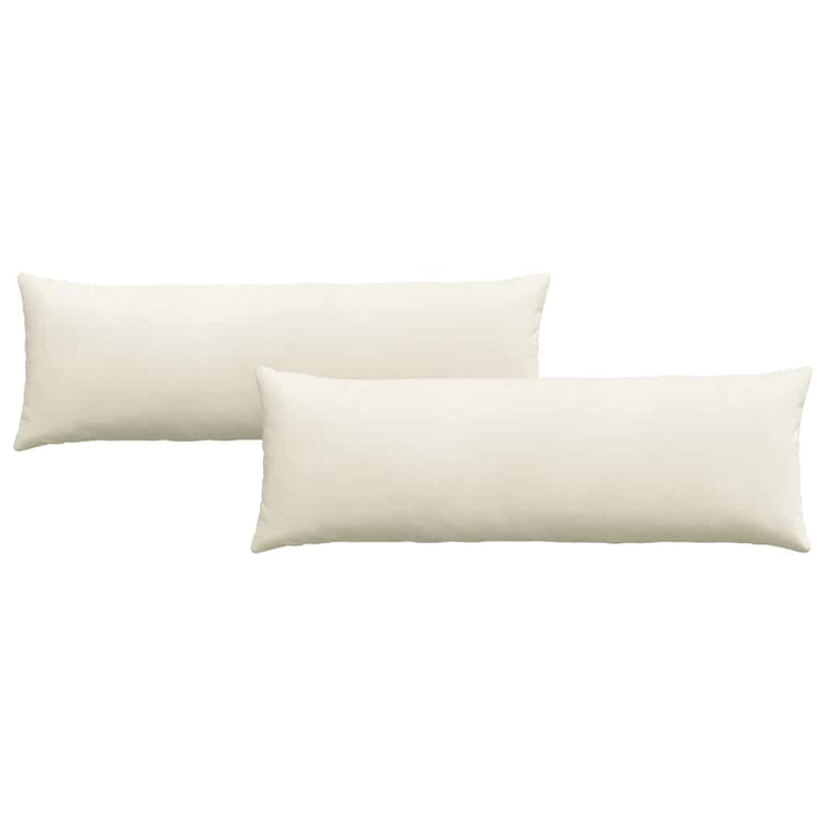 VidaXL Sofakissen 2 Stück Creme 120 x 40 cm Cordstoff
