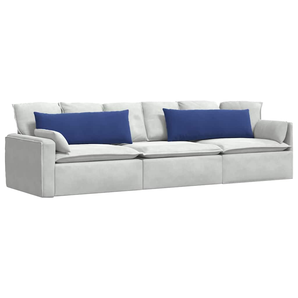 VidaXL Sofakissen, 2 Stück, Polizeiblau, 120 x 40 cm Cordstoff