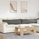 VidaXL Sofakissen 2 Stück dunkelgrau 145 x 40 cm Stoff