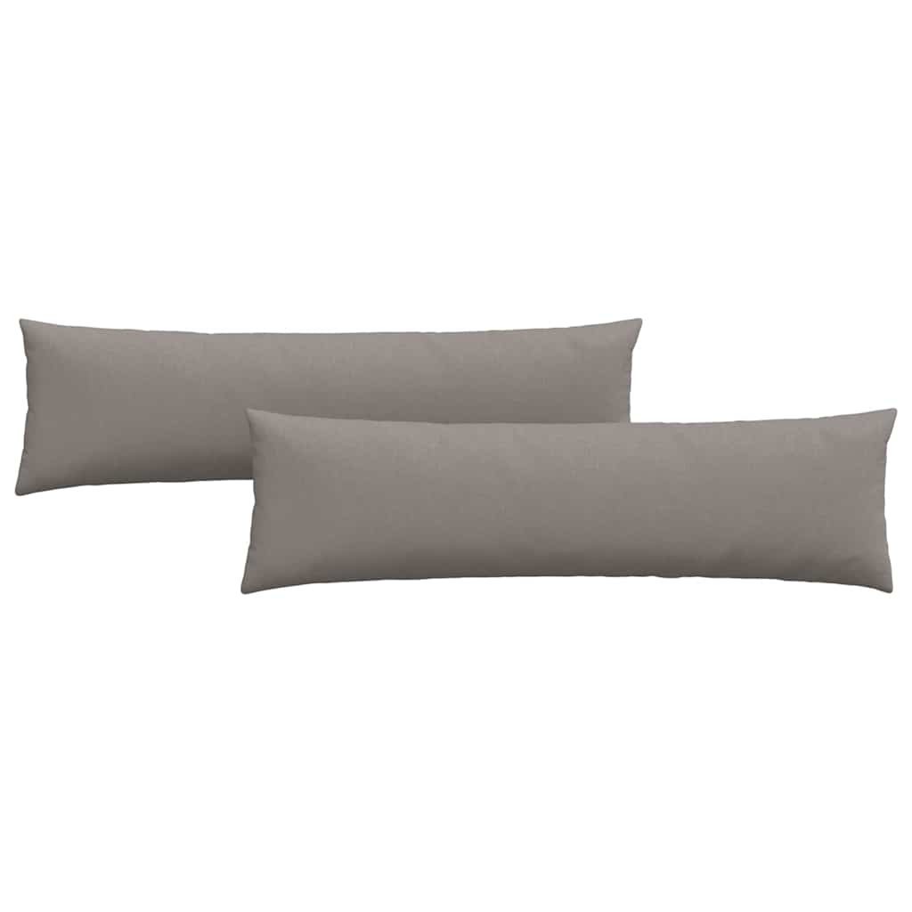 VidaXL Sofakissen 2 Stück Taupe 145 x 40 cm Stoff