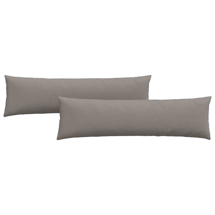 VidaXL Sofakissen 2 Stück Taupe 145 x 40 cm Stoff