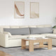 VidaXL Sofakissen 2 Stk. Wolkengrau 145 x 40 cm Stoff