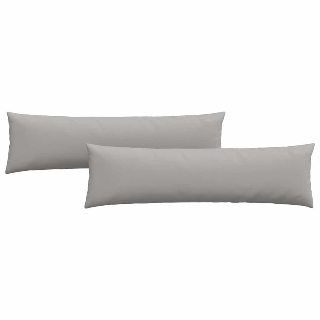 VidaXL Sofakissen 2 Stk. Wolkengrau 145 x 40 cm Stoff