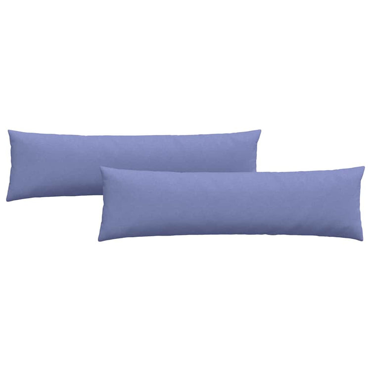 VidaXL Sofakissen 2 Stück Jeansblau 145 x 40 cm Stoff