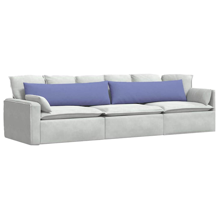 VidaXL Sofakissen 2 Stück Jeansblau 145 x 40 cm Stoff