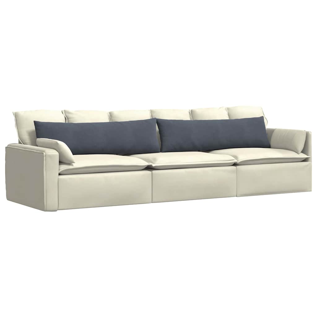 VidaXL Sofakissen 2 Stück dunkelgrau 145 x 40 cm Cordstoff