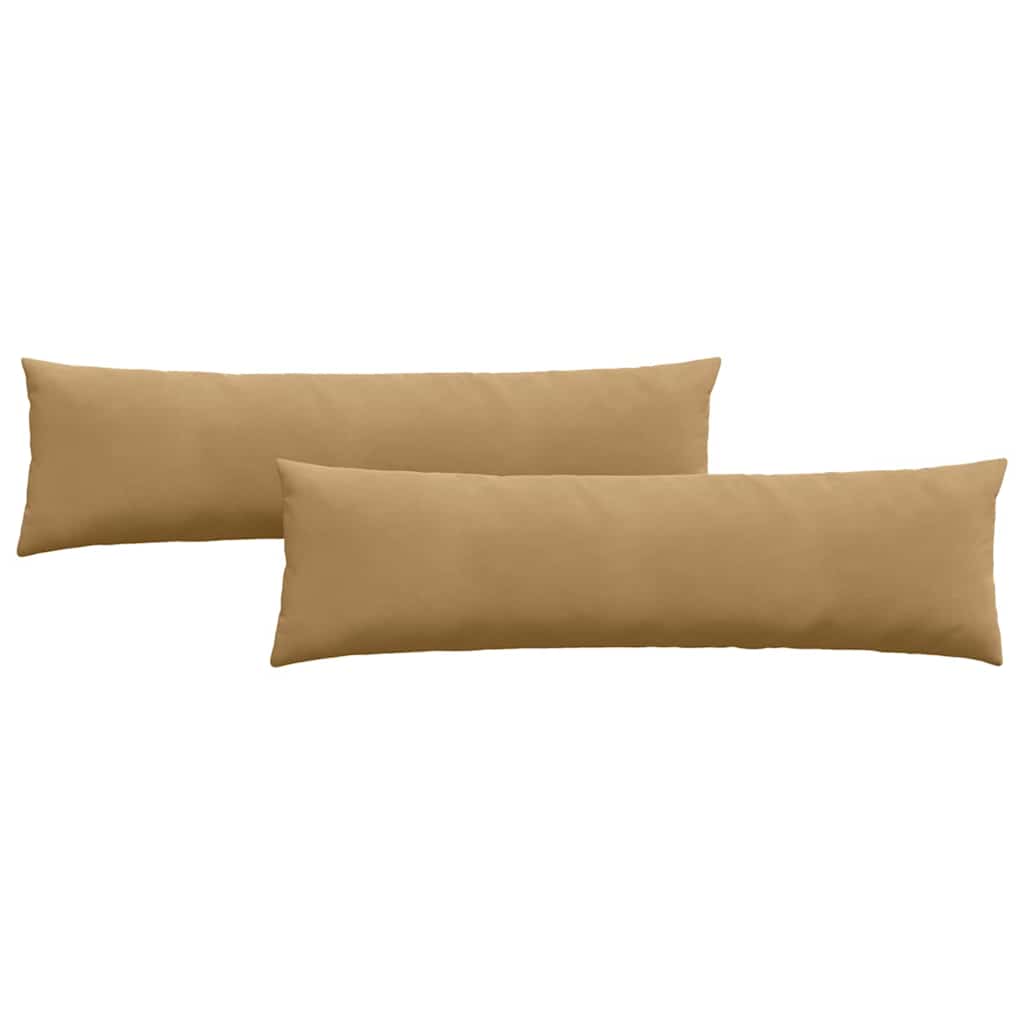 VidaXL Sofakissen 2 Stück braun 145 x 40 cm Cordstoff