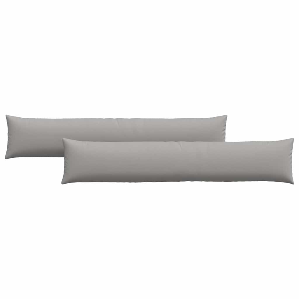 VidaXL Sofakissen 2 Stk. Wolkengrau 200 x 40 cm Stoff