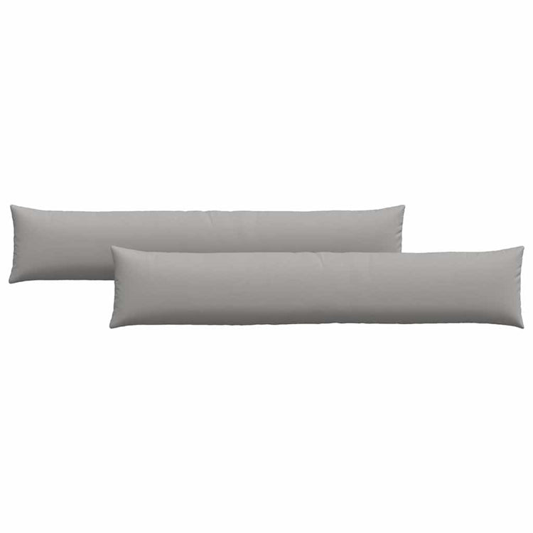 VidaXL Sofakissen 2 Stk. Wolkengrau 200 x 40 cm Stoff