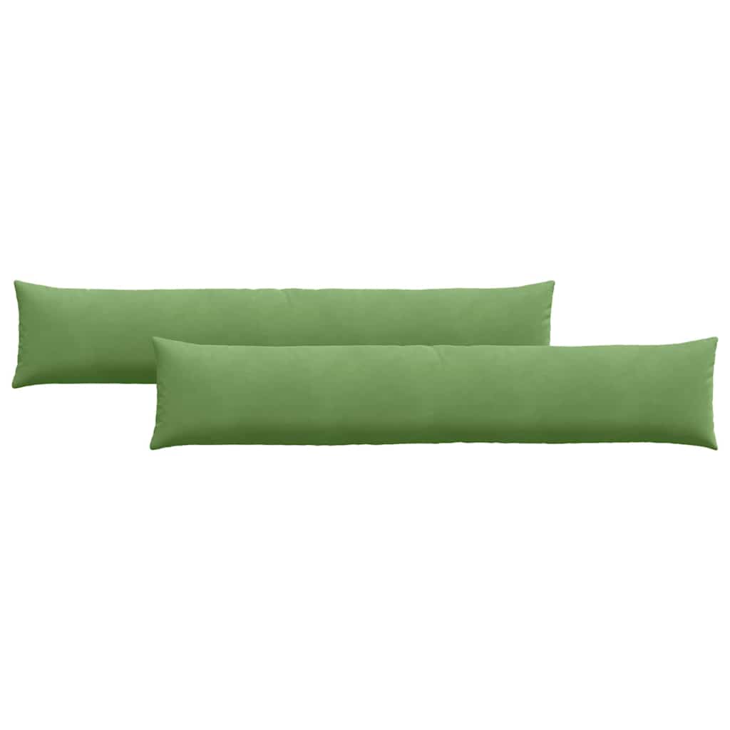 VidaXL Sofakissen 2 Stück Hellgrün 200 x 40 cm Cordstoff