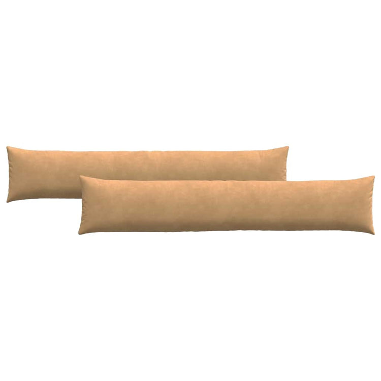 VidaXL Sofakissen 2 Stück braun 200 x 40 cm Cordstoff