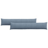 VidaXL Sofakissen 2 Stück blau 200 x 40 cm Cordstoff