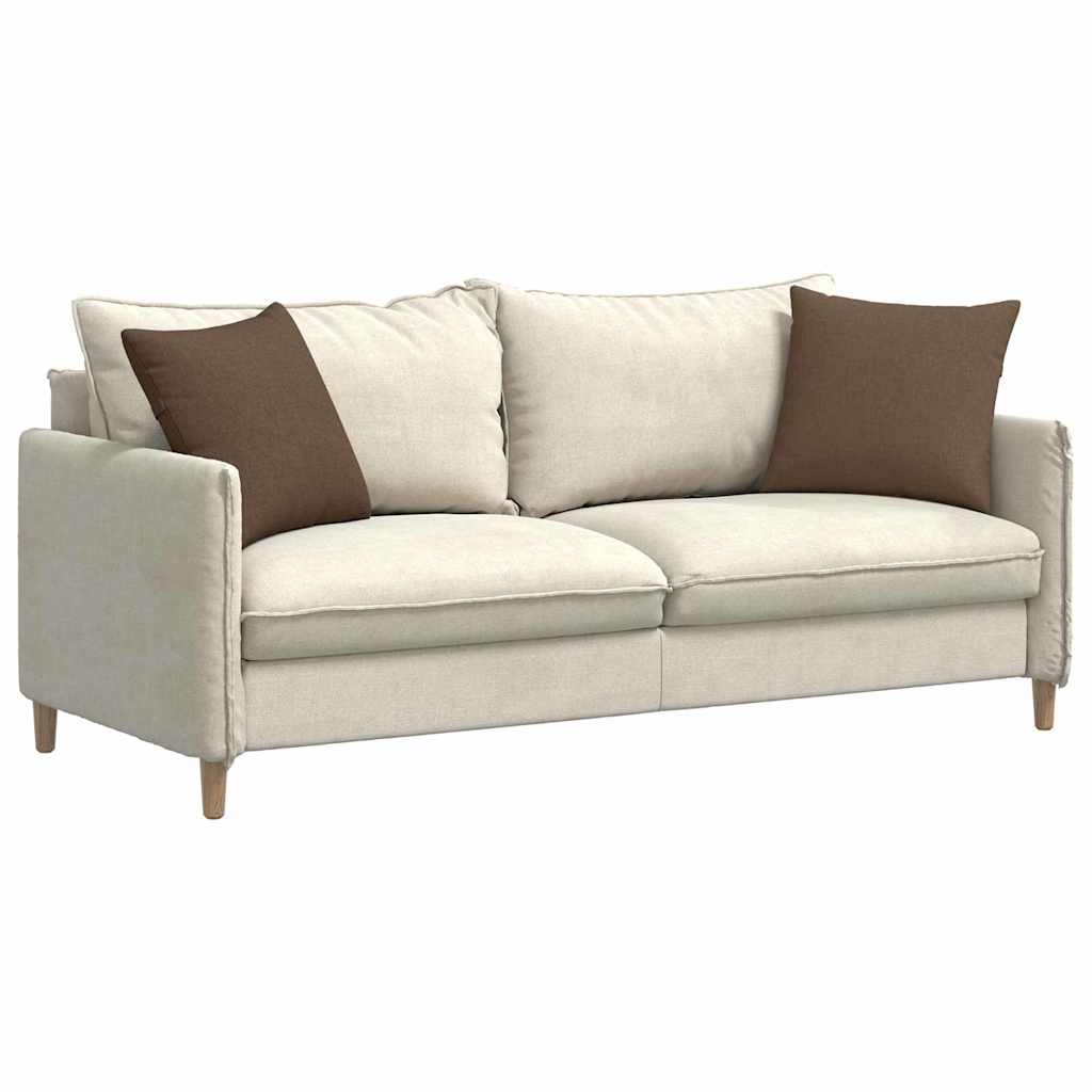 VidaXL Sofakissen 2 Stück braun 45 x 45 cm Stoff