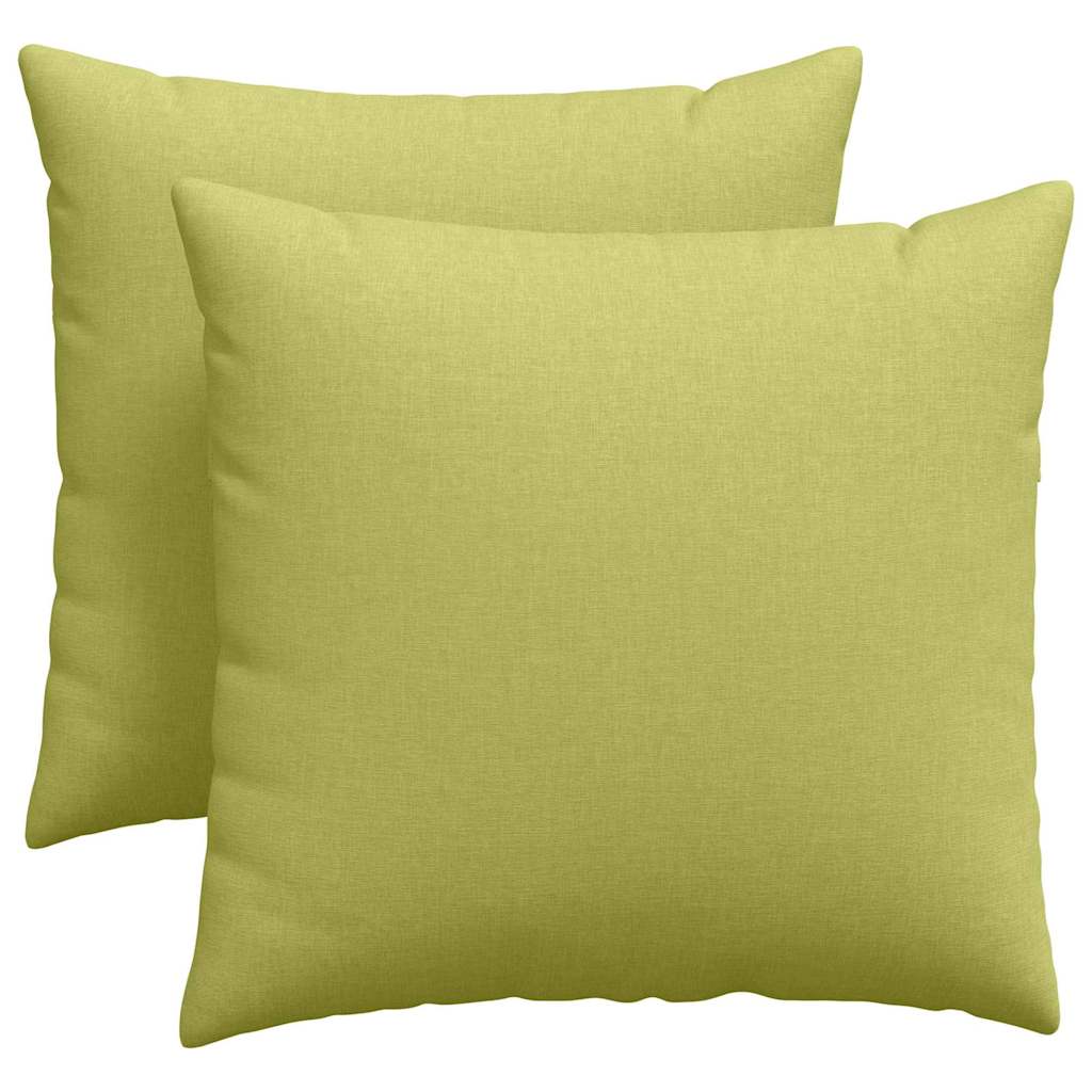 VidaXL Sofakissen 2 Stück hellgrün 45 x 45 cm Stoff