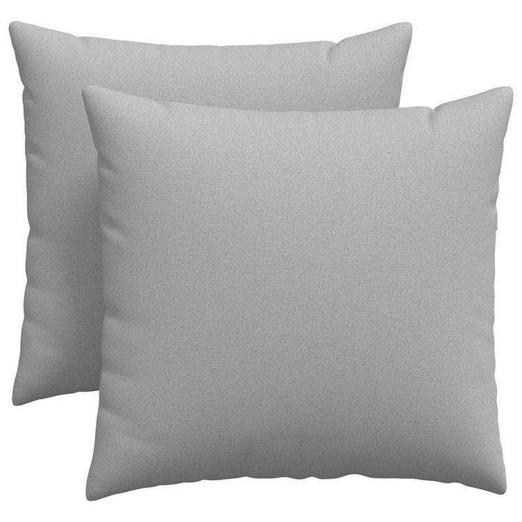 VidaXL Sofakissen 2 Stk. Wolkengrau 45 x 45 cm Stoff