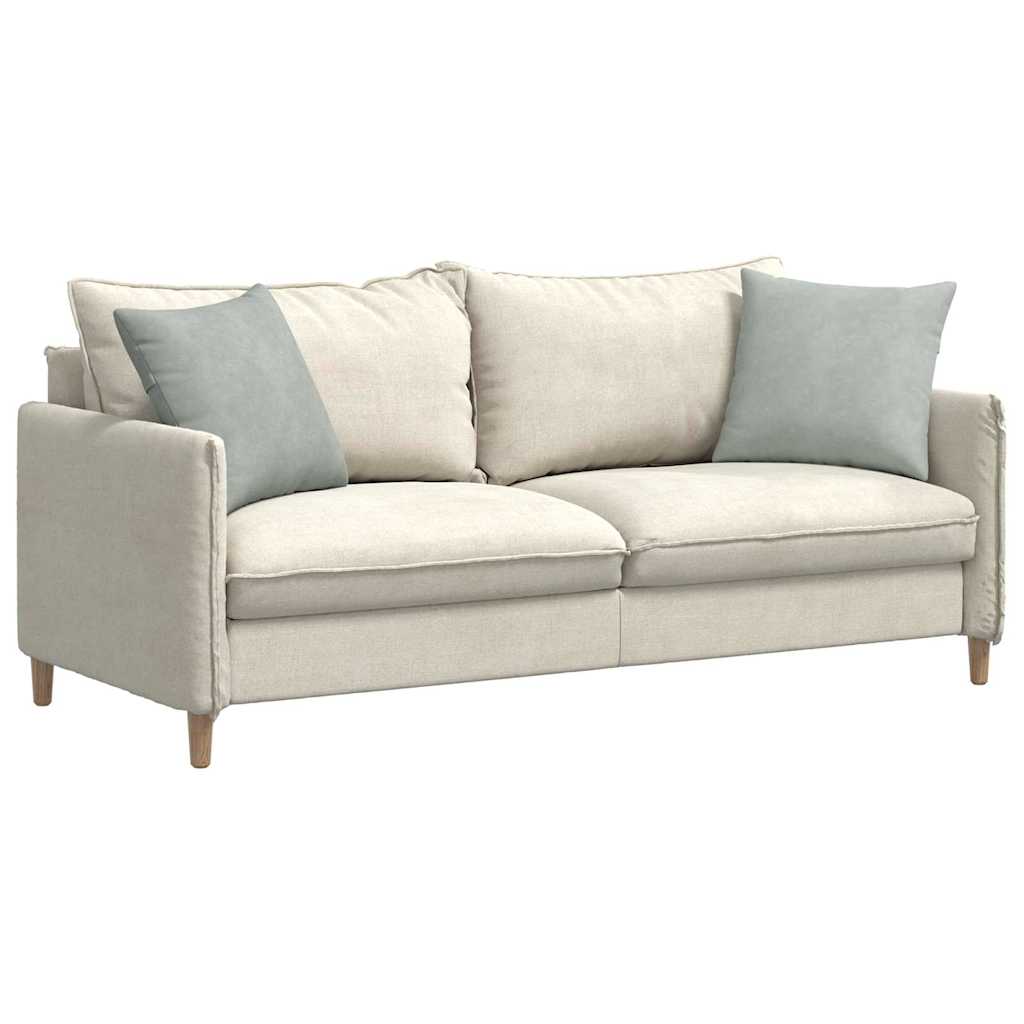 VidaXL Sofakissen 2 Stück hellgrau 45 x 45 cm Cordstoff