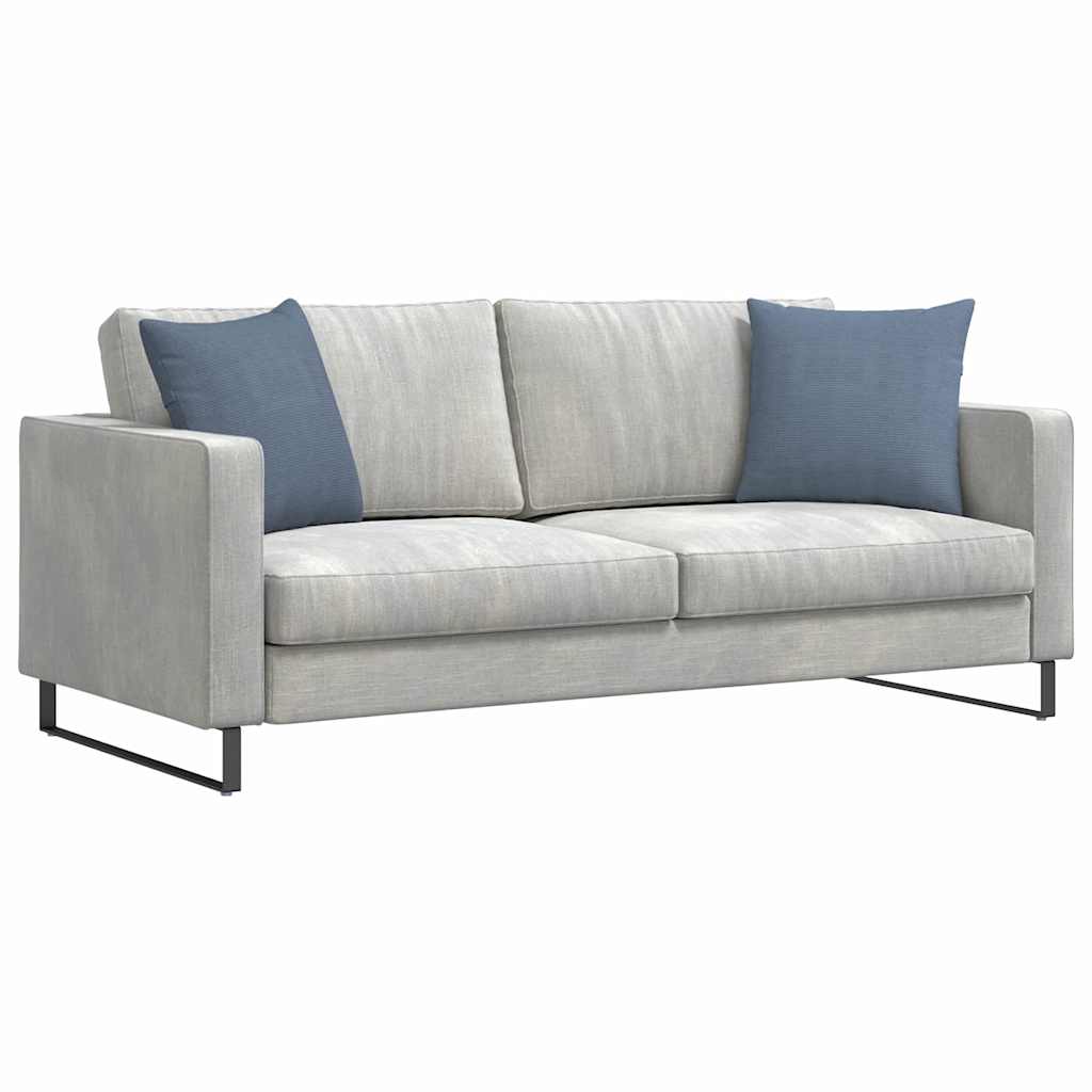 VidaXL Sofakissen 2 Stück blau 45 x 45 cm Cordstoff