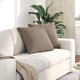 VidaXL Sofakissen 2 Stück Taupe 50 x 50 cm Stoff