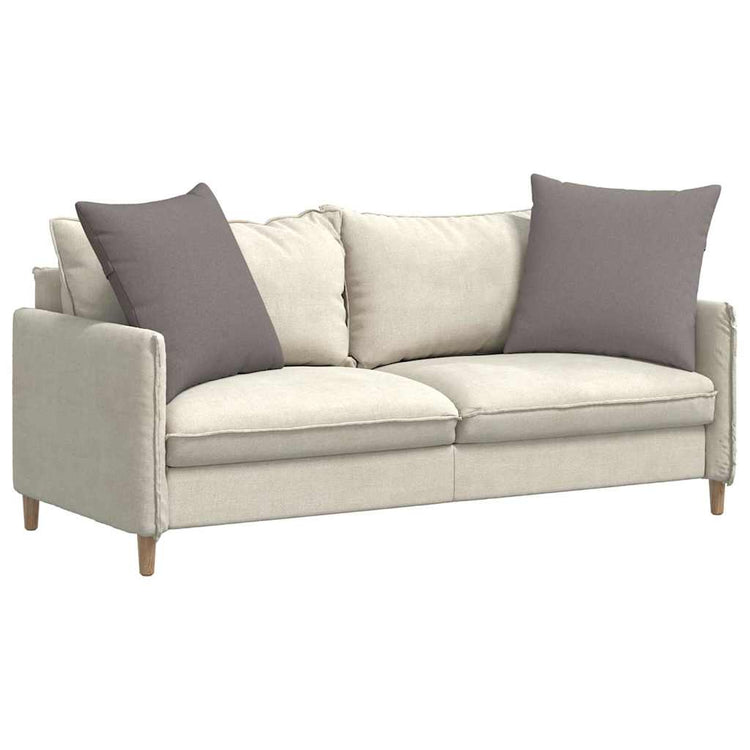 VidaXL Sofakissen 2 Stk. Taupe 60 x 60 cm Stoff